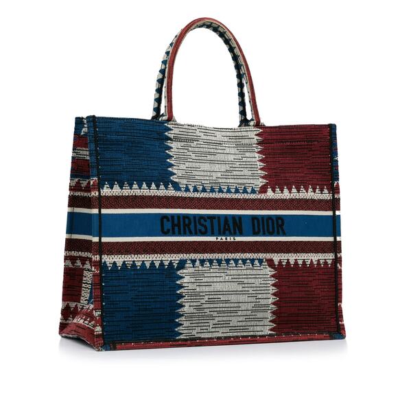 Dior Large French Flag Book Tote - Picture 1 of 11